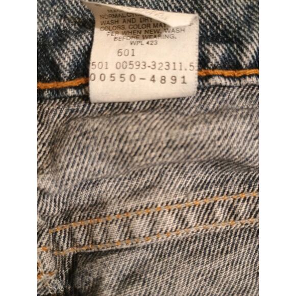 Vintage Levi's 550 Jeans Men's 36x32 Blue Straight Relaxed Fit Made In USA - Picture 10 of 10